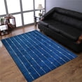 thumbnail image 1 of Get My Rugs  Hand Knotted Loom Silk Mix Contemporary Rectangle Area Rug - Blue - 8' x 10', 1 of 1