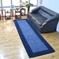 thumbnail image 1 of Get My Rugs  Hand Tufted Wool Contemporary Runner Area Rug - Blue - 2' 6in. x 10', 1 of 1