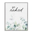thumbnail image 1 of Stupell Industries Modern Get Naked Minimal Herbs Gray Framed Giclee Art, 11 x 14, by Lettered and Lined, 1 of 8