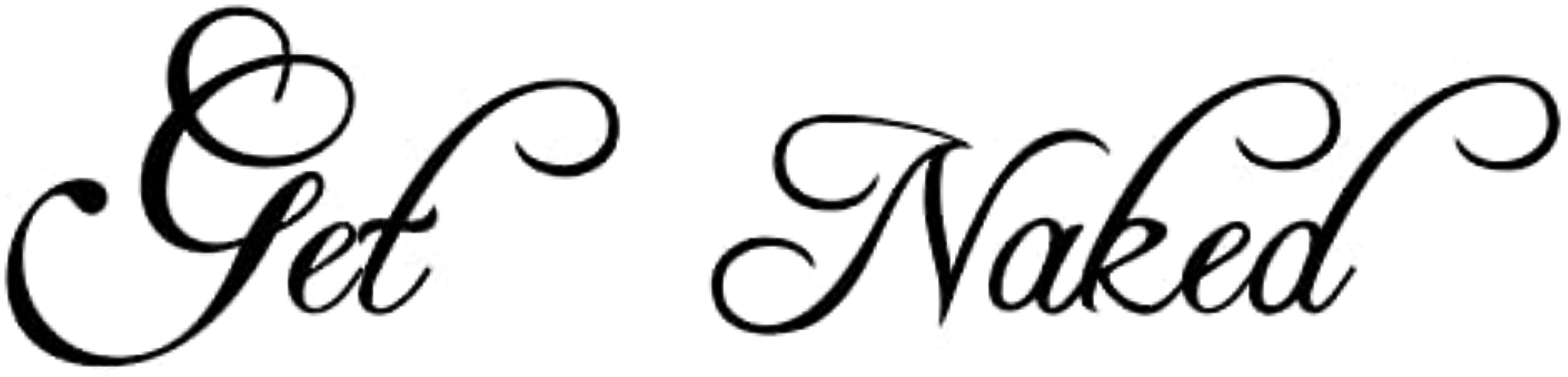 Get Naked Wall Decal Vinyl Bathroom Wall Art Stickers Funny Quotes Wall