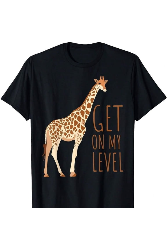 Get On Mevel Giraffe Stuff Clothes Ouit Giraffe T-S1Hirt