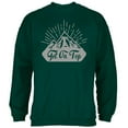 thumbnail image 1 of Get On Top Mountain Hiking Mens Sweatshirt Forest Green 2XL, 1 of 1