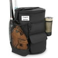 Get Out! Softball Bucket Ball Organizer 6 Gallon Baseball Coaching