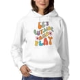 thumbnail image 1 of Get Outside. Groovy Style Hoodie Women -Image by Shutterstock, Female 3X-Large, 1 of 4