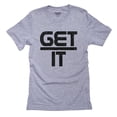 thumbnail image 1 of Get Over It Written in Math Equation - Science Humor Men's Grey T-Shirt, 1 of 2