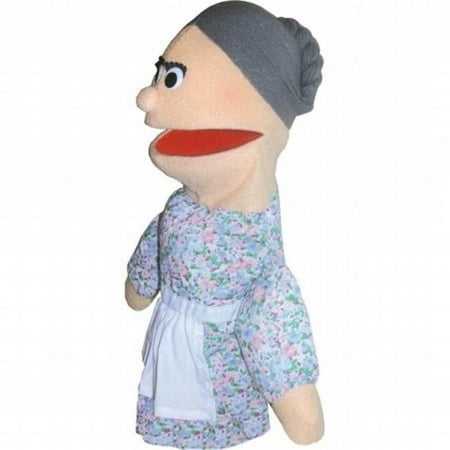 Get Ready 306C Grandma puppet- Caucasian- 18 inch