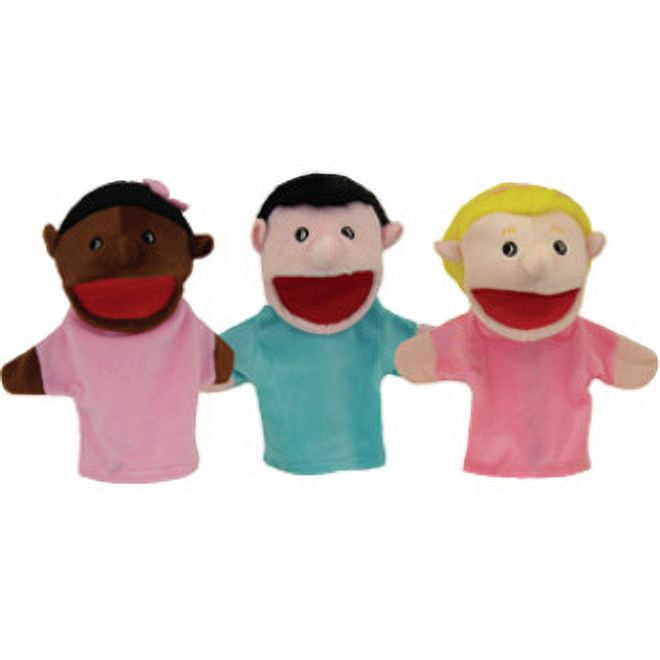Ready Puppet Get Ready 375 Multicultural Kids Puppet Set - Walmart.com