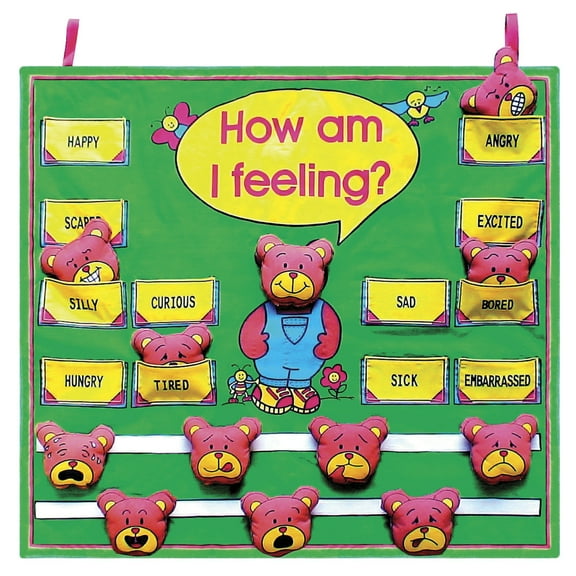 Get Ready Kids How Am I Feeling? Hanging Fabric Chart