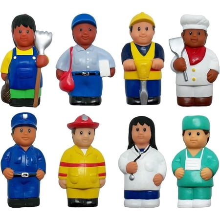 Get Ready Kids Multicultural Community Helper Figures, Set of 8