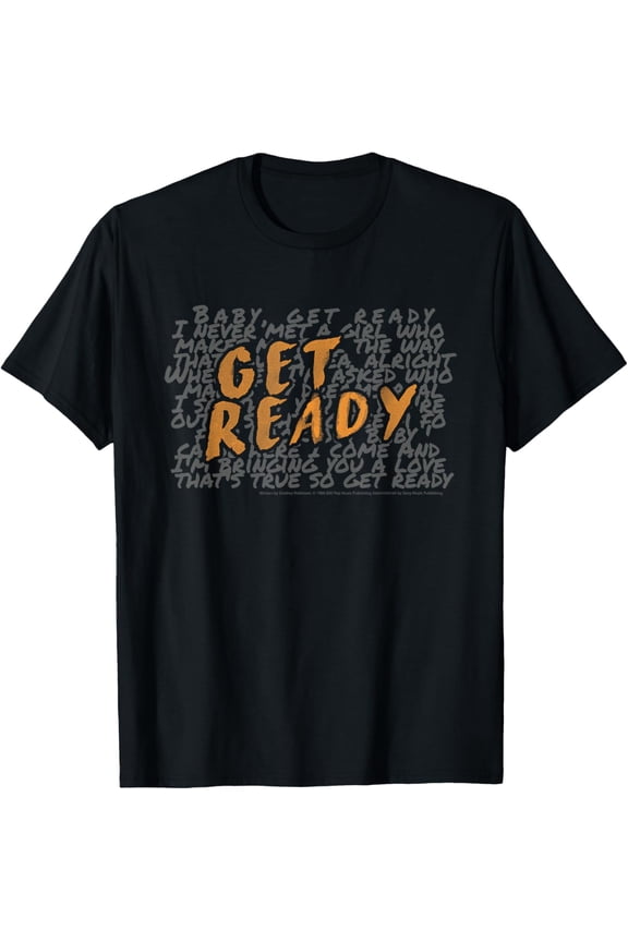 Get Ready Lyrics The Temptations Motown Records T-Shirt