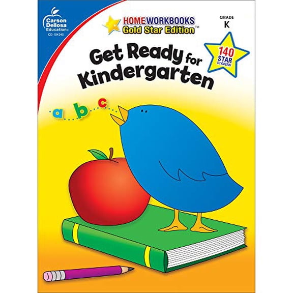 Pre-Owned Get Ready for Kindergarten: Grade K, Gold Star Edition (Homeworkbooks) Paperback