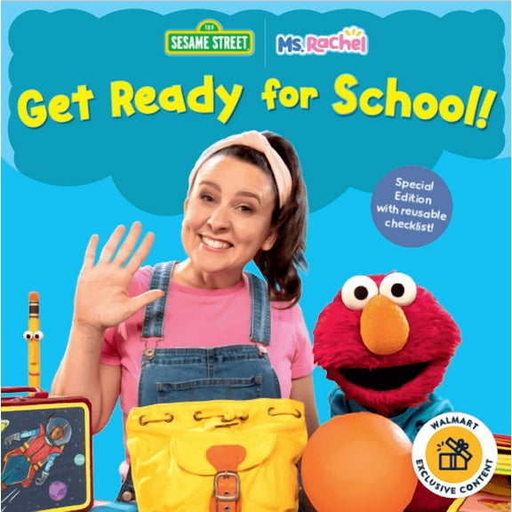 Get Ready for School! Ms. Rachel & Sesame Street Walmart Exclusive (Hardcover)