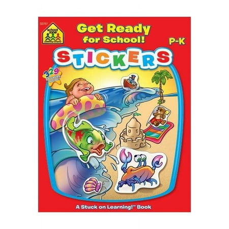 School Zone Preschool Stickers Workbook