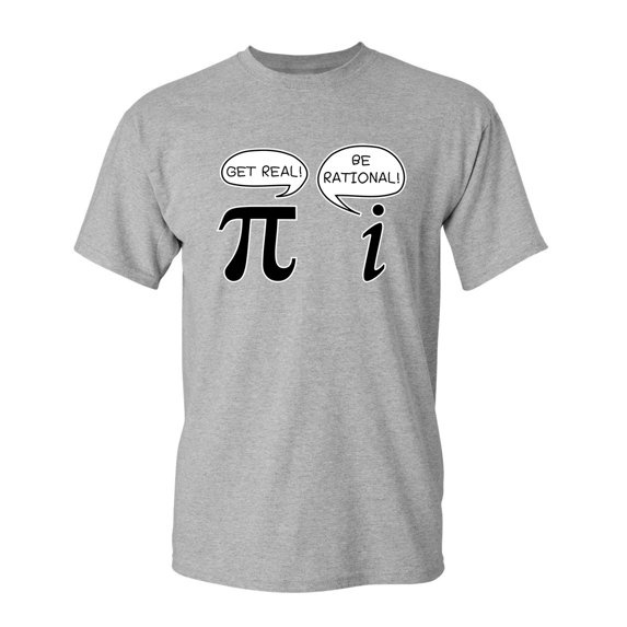Get Real Be Rational Sarcastic Humor Graphic Novelty Funny Youth T Shirt