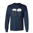 thumbnail image 1 of Get Real Be Rational Sarcastic Novelty Gift Idea Adult Humor Funny Men's Long Sleeve Shirts, 1 of 3