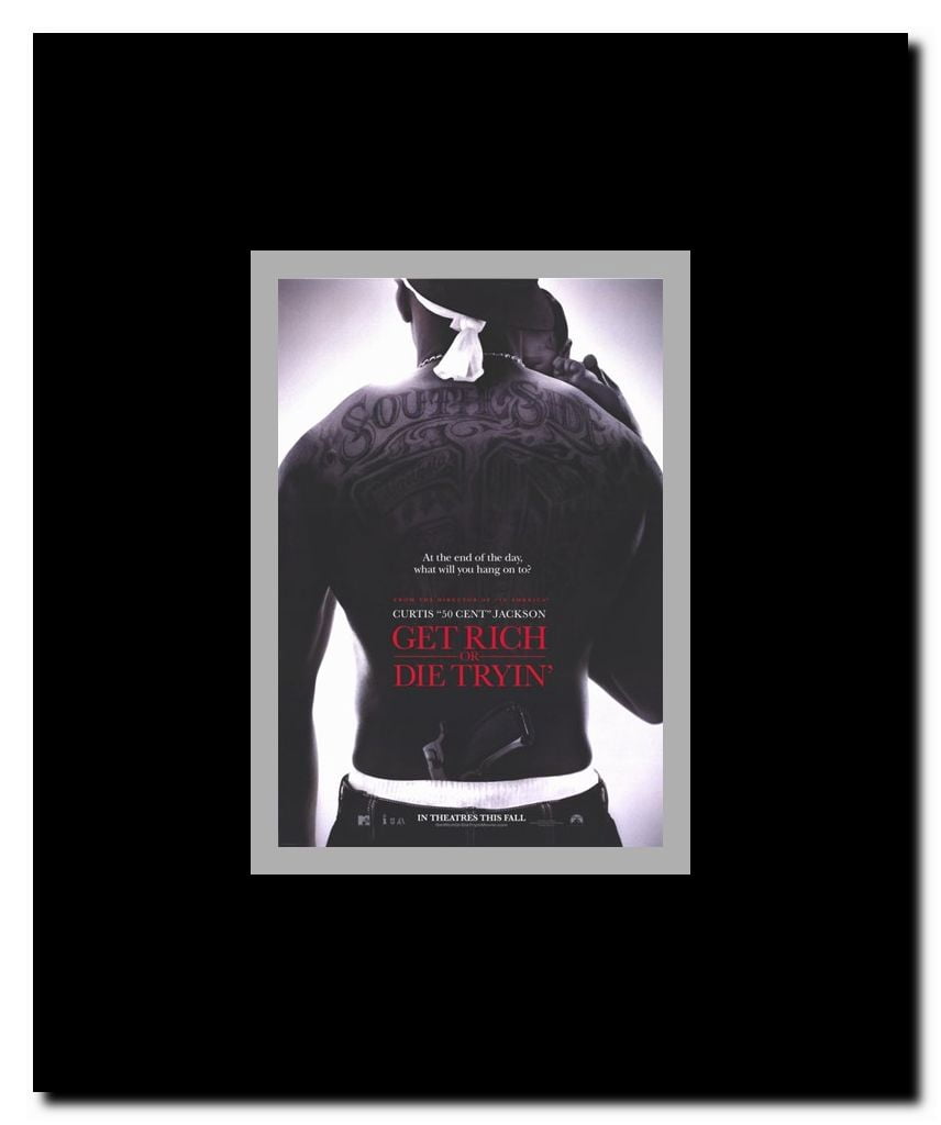 Get Rich or Die Tryin' Framed Movie Poster