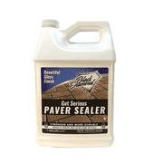 Get Serious Patio Paver Sealer Wet Look - Concrete Sealer Wet Look and Sand Lock All-in-One - Water Based High Gloss Concrete Sealer for driveway, Brick Sealer, Stone Sealer - 1 Gallon
