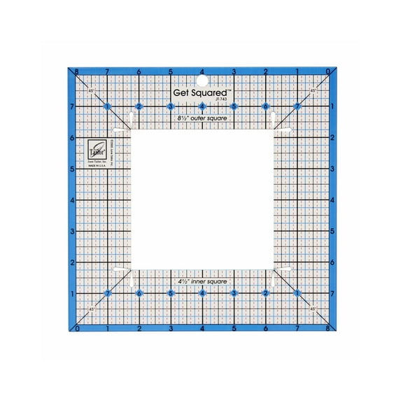 Get Squared Ruler; 8-1/2" Outer 4-1/2" Inner