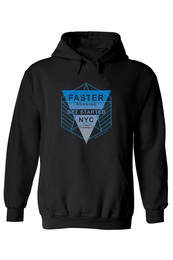 Get Started Nyc Hoodie Men -Image by Shutterstock, Male Large
