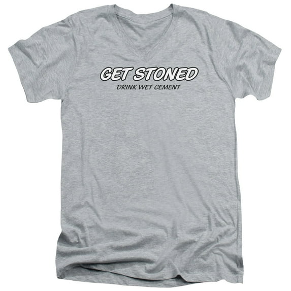 - Get Stoned - Slim Fit V Neck Shirt - Medium