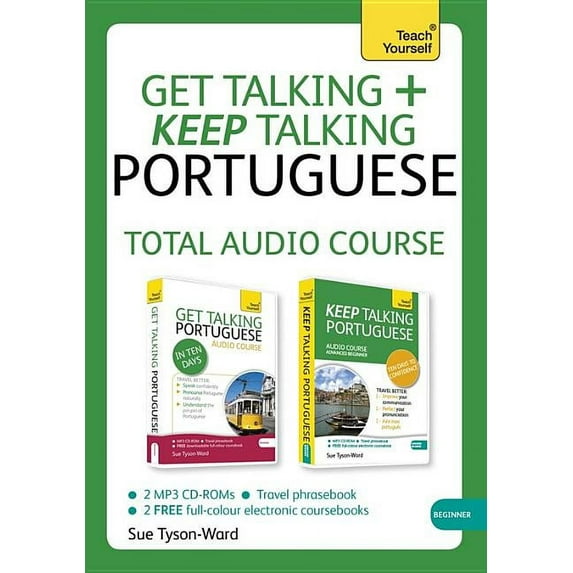 Get Talking and Keep Talking Portuguese Total Audio Course : The essential short course for speaking and understanding with confidence (Edition 1) (CD-Audio)