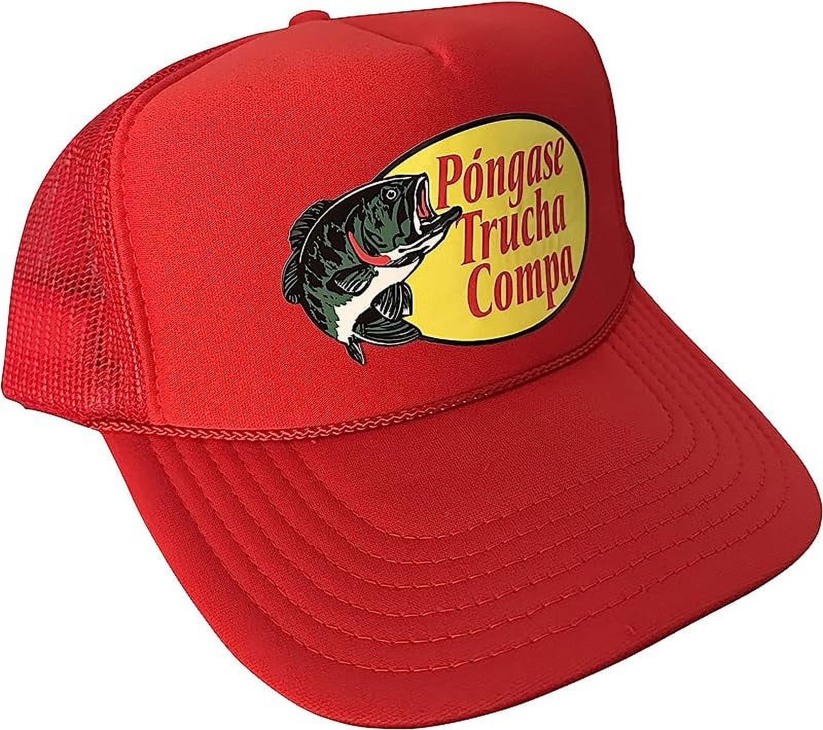 Get Trout Compa - Funny Mesh Trucker Hat Mexico-The Fish