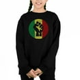 thumbnail image 1 of Get Up Stand Up - Girl's Word Art Crewneck Sweatshirt, 1 of 3