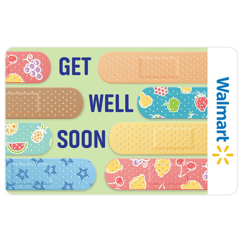 Get Well Band Aids Walmart Gift Card