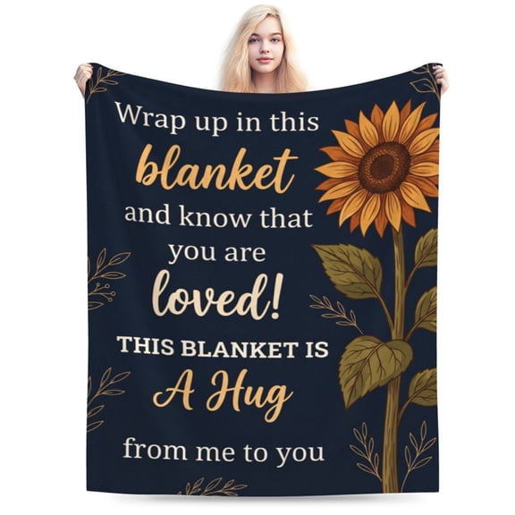 Get Well Gift Blanket, Cancer Care Comfort Throw Blanket, Thinking of You Healing Gift, After Surgery Encouragement Gift, Soft Cozy Support Blanket 50x40