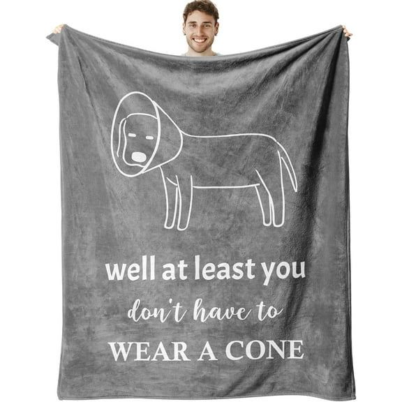 Get Well Gifts for Men, Get Well Gifts After Surgery, Gift for Recovery After Surgery, GetWellSoon/Feel Better Gift for Men/Teenage Boys Throw Blanket