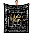 thumbnail image 1 of Get Well Gifts, Sending Big Hugs Blanket , Encouragement Gifts for Women Men, Thinking Of You Gift for Loved One Heartwarming Sentimental, Inspirational Gifts for Women Men Friend Husband, 1 of 6