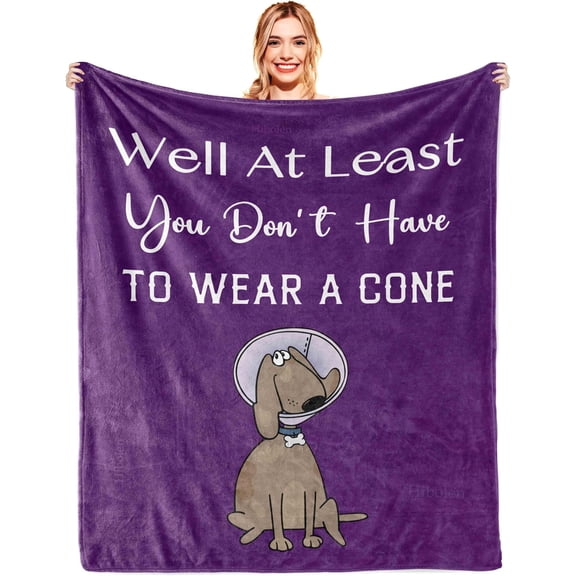 Get Well Gifts for Women/Men After Surgery, Sympathy Gift, Feel Better/Get Well Soon Gifts for Women, Surgery Recovery Gifts for Men, at Least You Dont Have to Wear A Cone Blanket