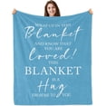 thumbnail image 1 of Get Well Gifts for Women After Surgery, Birthday Gifts for Women, Thinking of You Gifts for Women, Inspirational Encouragement Healing Gifts for Women, Purple Hug Blanket 60"X50", 1 of 5