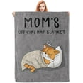 thumbnail image 1 of Get Well Gifts for Women - After Surgery Blanket with Inspirational Words Sympathy Gifts for Elderly Adults Heartfelt Hug Soft Blue Healing Blanket 50x60 in,Decor, 1 of 5