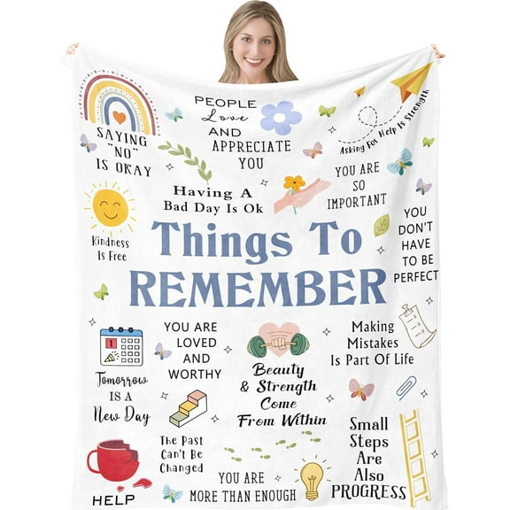 Get Well Gifts for Women, Surgery Recovery Gifts Blanket 50"x60", Chemotherapy Must Haves for Women, Get Well Soon After Surgery Comfort Gift for Woman, Chemo Inspirational Gift for Patients