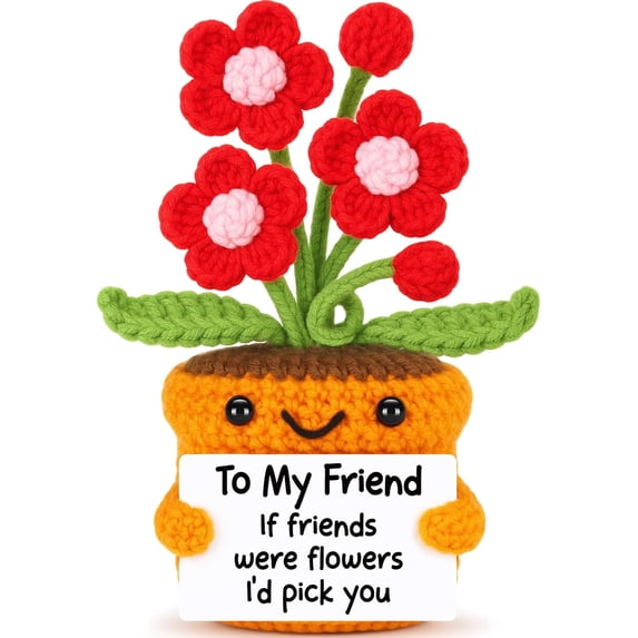 Get Well Gifts for Women After Surgery Rvery Cancer Care Feel Better Thinking of You Gift for Women Men Crochet Flowers Get Well Soon Hospital Bag Essentials Patients Comfort Cheer Up Encouragement
