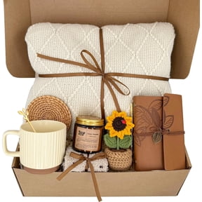 Get Well Gifts for Women,Sending Sunshine Self Care Package Thinking of You Birthday Baskets for Women Sister Mom Teen Girls Wife Girlfriend