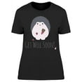 thumbnail image 1 of Get Well Hedgehog Cartoon T-Shirt Women -Image by Shutterstock, Female Small, 1 of 2