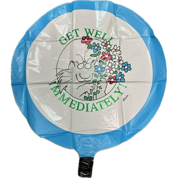 Get Well Immediately 18 Inch Foil Mylar Balloon [70820]