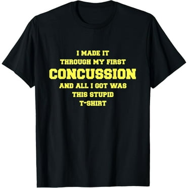 Get Well Soon CONCUSSION - Recovery Gift Gag Funny T-Shirt T-Shirt