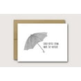 thumbnail image 1 of Get Well Soon Card – "Sorry You're Feeling Under the Weather" Umbrella Design – Blank Inside for Personal Messages – Perfect for Cheerful Support & Encouragement, 1 of 2