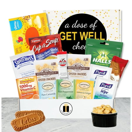 Get Well Soon Care Package – Cold & Flu Recovery Essentials Gift Box