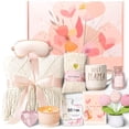 thumbnail image 1 of Get Well Soon Gift Baskets for Women, Pink Self Care Gifts Care Package for Women, Unique Sympathy Gift Baskets Set Birthday for Mom Friend Her, 1 of 9
