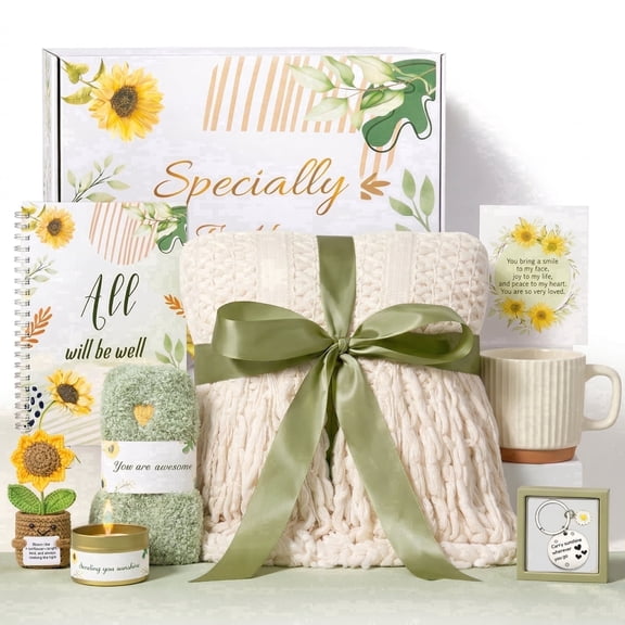 HAMCSTNF Spa Gift Basket 9-Piece Self Care Gift for Women