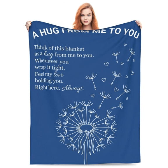 Get Well Soon Gifts Blanket, Hug Comfort Throw Blanket for Women and Men, Memorial Sympathy Thinking of You Warm Gift for Friend, Cancer Encouragement Gift After Surgery 50x40