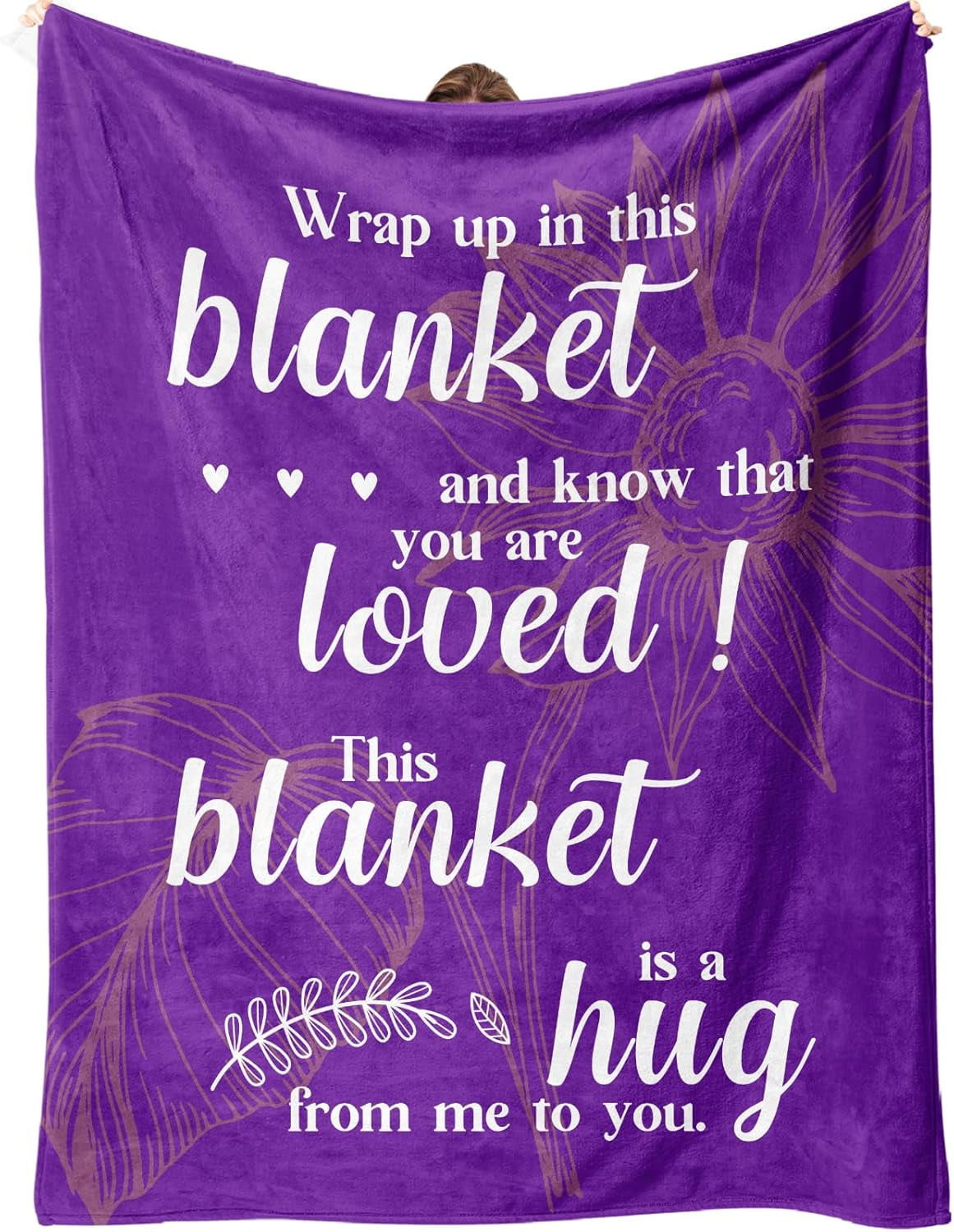 Get Well Soon Gifts, Hug Blanket, Inspirational Gifts for Her Him, Cancer Care Gifts for Women or Men, Encouragement Healing/After Surgery/Thinking of You Gifts