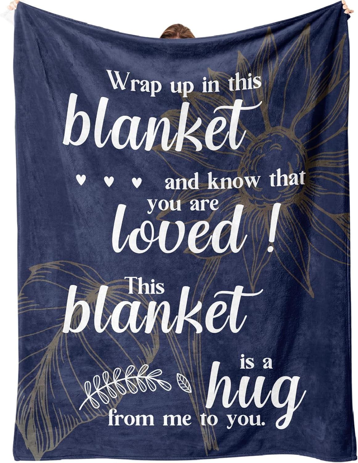 Get Well Soon Gifts, Hug Blanket, Inspirational Gifts for Her Him, Cancer Care Gifts for Women or Men, Encouragement Healing/After Surgery/Thinking of You Gifts