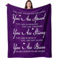 thumbnail image 1 of Get Well Soon Gifts, Inspirational Gifts for Women, Feel Better After Surgery Gifts, Sympathy Encouragement/Thinking of You Gifts for Women/Men, Get Well/Healing Blanket Throw 60" X50, 1 of 6