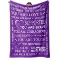 thumbnail image 1 of Get Well Soon Gifts for Women - Inspirational Gifts Blanket, Thinking of You Gifts for Friend Sister Coworker, Feel Better After Surgery Gifts for Sick Women, Sympathy Gifts for Her Him, 1 of 5
