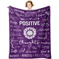 thumbnail image 1 of Get Well Soon Gifts for Women, Inspirational Gifts for Women, Hug Healing Blanket Purple 60’’X50’’, Feel Better/Thinking of You/Encouragement/Surgery Recovery/Cancer Care Gifts for Women, 1 of 5